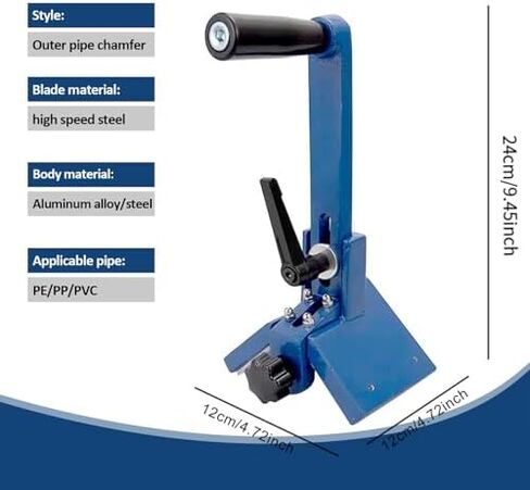 أداة شطب لأنابيب PPR PE PVC، أداة سباكة شطب الأنابيب لأقصى قطر 315 مم، مخرطة الأنابيب الداخلية للأنابيب in Kuwait