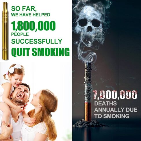 Natural Herbal Air Stick - Quit Bad Habit Air Device - Smoking Cessation Treatments - Upgraded Version Smokeless Inhaler | Flavored Air Diffuser Refreshing Support Smokeless Inhaler - 12 Pcs in Kuwait