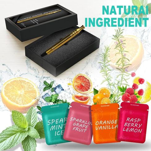 Natural Herbal Air Stick - Quit Bad Habit Air Device - Smoking Cessation Treatments - Upgraded Version Smokeless Inhaler | Flavored Air Diffuser Refreshing Support Smokeless Inhaler - 12 Pcs in Kuwait