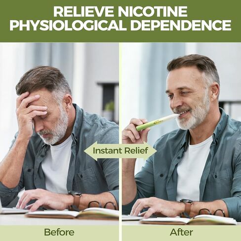 Mullein Herbal Diffuser Pen – Infused with Natural Extracts of Mullein, Thyme & Mint for Oral Freshening & Soothing Sensation, Up to 600 Uses per Stick (2PCS in Kuwait