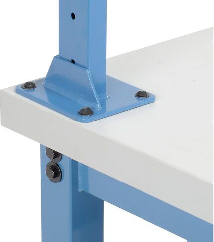 Global Industrial 48" W x 36" D Workbench, 1-1/4" Thick ESD Laminate Square Edge Complete Bench, Blue in Saudi Arabia