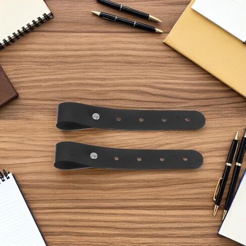 2 Pairs Piano Stand Straps: PU Leather Piano Lock Straps for Stand - Electronic Keyboard Secure Fixing Belt Holder for Concerts Parties in Saudi Arabia