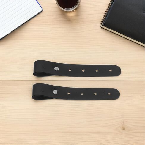 2 Pairs Piano Stand Straps: PU Leather Piano Lock Straps for Stand - Electronic Keyboard Secure Fixing Belt Holder for Concerts Parties in Saudi Arabia