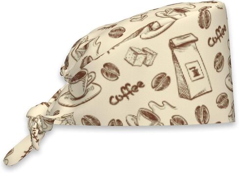 قبعة العمل، قبعة فرك مع عصابة رأس قابلة للتعديل، قبعة خلفية قابلة للتنفس، قبعات جراحية للممرضات للرجال والنساء in Kuwait