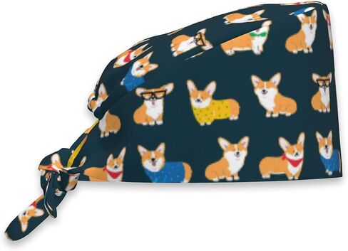 قبعة العمل، قبعة فرك مع عصابة رأس قابلة للتعديل، قبعة خلفية قابلة للتنفس، قبعات جراحية للممرضات للرجال والنساء in Kuwait