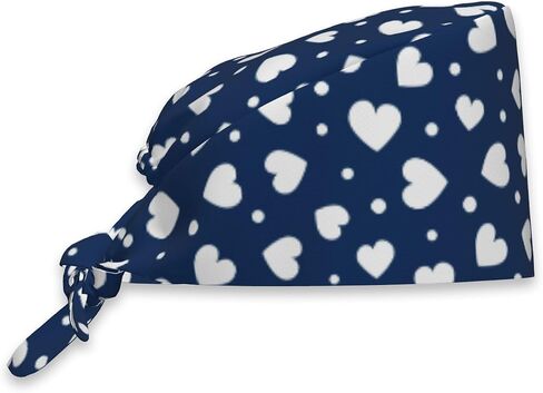 Working Cap, Scrub Cap with Sweatband Adjustable Tie Back Hat Breathable Nurse Surgical Caps for Men Women in Saudi Arabia