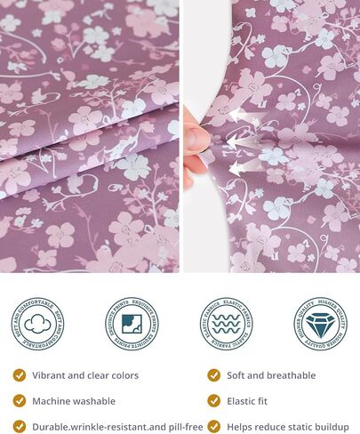 قبعات تنظيف مطبوعة على الوجهين من Pink Series Florals للنساء مع أزرار، قابلة للتعديل تساعد على تقليل تراكم القبعات الطبية الثابتة، قبعات جراحية قابلة للتنفس مع عصابة رأس لساعات طويلة in Saudi Arabia