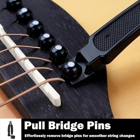 Professional Guitar Accessories Set - Durable Capo, 3-in-1 String Winder Cutter Plier, Clip-on Tuner, Guitar Picks for Acoustic Classical Electric Guitars in Saudi Arabia