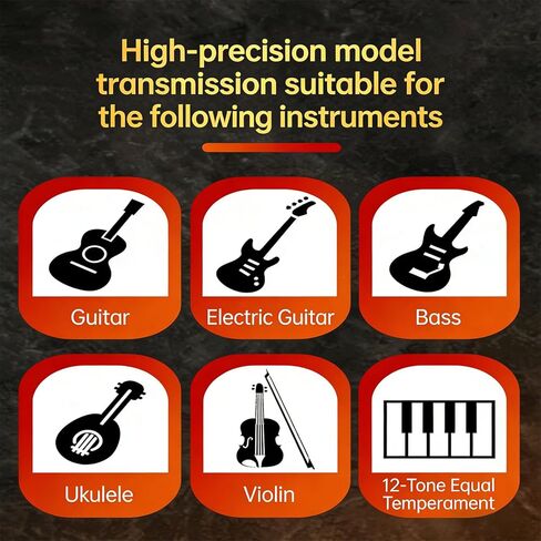 Professional Guitar Accessories Set - Durable Capo, 3-in-1 String Winder Cutter Plier, Clip-on Tuner, Guitar Picks for Acoustic Classical Electric Guitars in Saudi Arabia