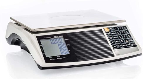 Aquos Digital Commercial Price Computing Scale 60 lb – NTEP Certified Class III Legal for Trade Retail Scale, Digital Produce Scale, Large Display (PS6) (CO#19-141) (Pole) in Saudi Arabia