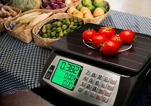 Price Computing Scale, Commercial Food Scale, Counting Function,66lb/30kg,1g, Rechargeable, Waterproof Design, Stainless Steel Keys,Large LCD for Produce, Farmers Market, Grocery, Deli, Meat, Retail in Saudi Arabia
