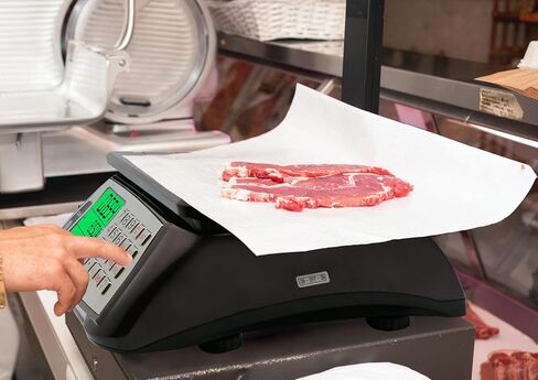 Price Computing Scale, Commercial Food Scale, Counting Function,66lb/30kg,1g, Rechargeable, Waterproof Design, Stainless Steel Keys,Large LCD for Produce, Farmers Market, Grocery, Deli, Meat, Retail in Saudi Arabia