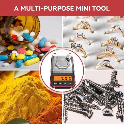 مقياس العملات الرقمية TADA 100 جرام/0.001 جرام لهواة جمع العملات المعدنية وصرافي البنوك والاستخدام المنزلي مقياس Mg للجيب لوزن المساحيق والمجوهرات in Kuwait