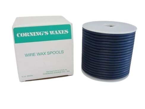 Dental Lab - Jewelry - Round Wax Sprue Wire Spool Roll 8 Gauge 8 oz in Kuwait