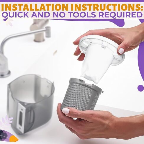 مرشحات بلاك اند ديكر البديلة VF110 للمكنسة اليدوية - 8 عبوات مرشح قابل للغسل وإعادة الاستخدام متوافق مع CHV9610، CHV1210، CHV1410، CHV1410B، CHV1410L، CHV1510 in Kuwait