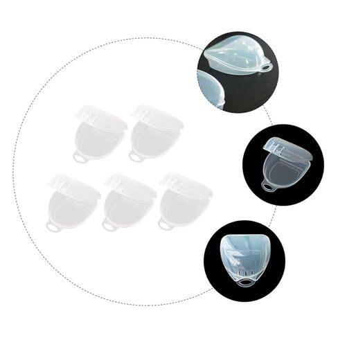 OUNONA 5pcs Orthodontic Retainer Boxes Tooth Guard Containers Denture Enclosures Lid for Dental Storage and Travel in Saudi Arabia
