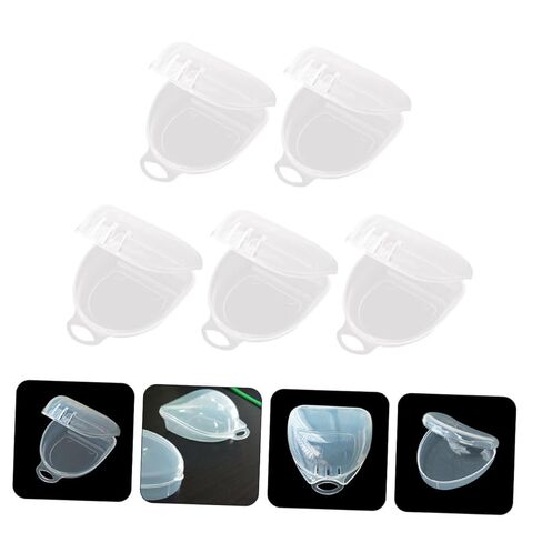 OUNONA 5pcs Orthodontic Retainer Boxes Tooth Guard Containers Denture Enclosures Lid for Dental Storage and Travel in Saudi Arabia