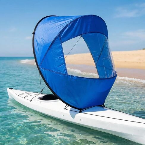 Kayak Sail, Downwind Wind Sail Paddle Board Instant Popup for Kayak Boat in Saudi Arabia