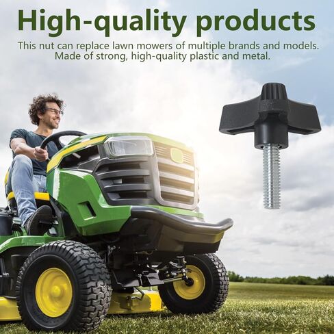 481625-01 Mower Deck Wing Nut Three-arm Knob 3/8-16, Fits for Scag Grass Catcher Cheetah and for Turf Tiger STCII-48V-22FS STT-28CAT-SS STT52-22CH 4PK in Kuwait