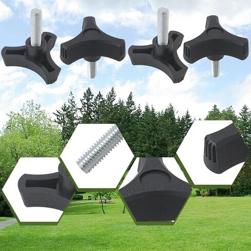 481625-01 Three Arm Nut Knobs Lawn Mower Handle Knob for Scag Grass Catcher Cheetas Turf Tiger SMZC-36A, SPZ52-22FX, SPZ61-23FX, STC48-19KA, STC52A-21KA, STCII-48V-22FS, STT-28CAT-SS in Saudi Arabia