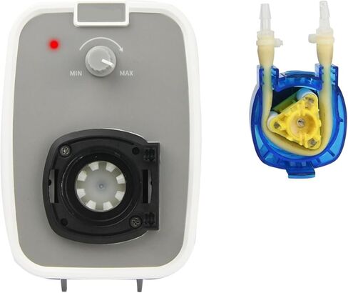 120-300 مللي/دقيقة KCPA300 مضخة تمعجية صغيرة 24 فولت محرك تيار مباشر 4 مللي متر × 7.2 مللي متر مع هيكل تروس تدفق قابل للتعديل (الولايات المتحدة) in Kuwait