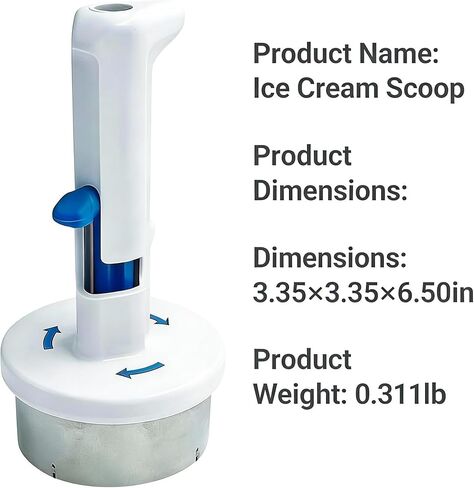 Ice Cream Cookie Sandwich Maker, Stainless Steel Dessert Making Tool, Easy Release Sandwich Scoop for Kitchen & Dessert Shop Use in Saudi Arabia