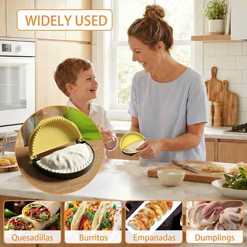 4-in-1 Tortilla Sealer Crimper Press, Tacos Tortilla Crimper & Quesadilla Maker, 10"+8"+6"+4" Detachable & Adjustable Crimpit Tortilla Crimper for Burritos, Sandwich, Dishwasher Safe in Saudi Arabia