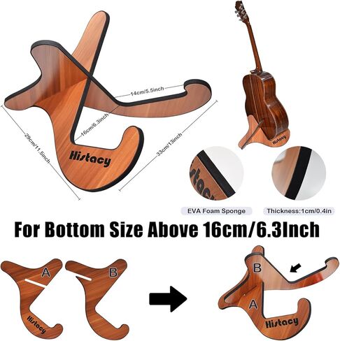 Guitar Accessories Kit: Wooden Stand, Strap, Clip-On Tuner, 3-in-1 Capo, 30 Picks for Acoustic, Electric Guitar, Bass & Ukulele, All-in-One Perfect Guitar Gift Set for Men & Beginners & Pros in Saudi Arabia
