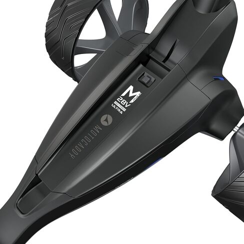 Motocaddy New M5 GPS DHC Electric Caddy Cart Bundle with Holders for Umbrella/Scorecard/Drink, Device Cradle, Bushnell Wingman, 5 Ball Markers, & 1 Magnetic Hat Clip in Kuwait