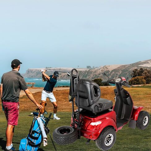 2-in-1 Heavy Duty Electric Golf Cart & Adults Mobility Scooters - 1000W Motor, 4 Fat Tires, Multi-Mode Rear Trunk, 3 Speed Control, Long Range Battery, Remote Keys in Saudi Arabia