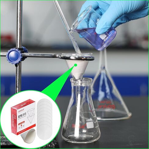 7cm Diameter Cellulose Lab Filter Paper,Qualitative Filter Paper Circles, 20 Micron Particle Retention, Medium Flow Filtration Speed (70mm) in Saudi Arabia