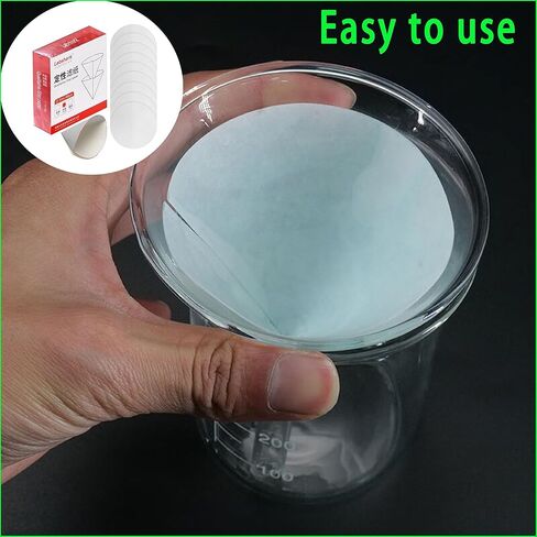7cm Diameter Cellulose Lab Filter Paper,Qualitative Filter Paper Circles, 20 Micron Particle Retention, Medium Flow Filtration Speed (70mm) in Saudi Arabia