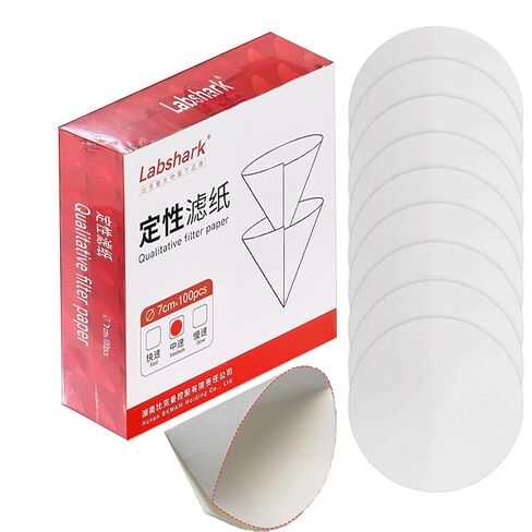 7cm Diameter Cellulose Lab Filter Paper,Qualitative Filter Paper Circles, 20 Micron Particle Retention, Medium Flow Filtration Speed (70mm) in Saudi Arabia