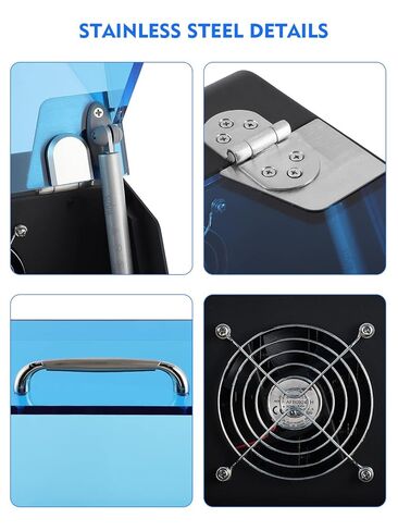 NEWTRY Lab Incubator Shaker 2 in 1 Scientific Incu-Shaker Shaking Incubator with Temperature and time Setting 50-300rpm 5-60℃ 20mm Circumferential Rotation in Kuwait