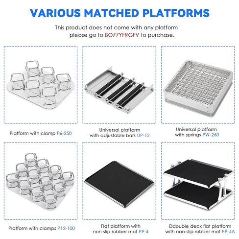 NEWTRY Lab Incubator Shaker 2 in 1 Scientific Incu-Shaker Shaking Incubator with Temperature and time Setting 50-300rpm 5-60℃ 20mm Circumferential Rotation in Kuwait
