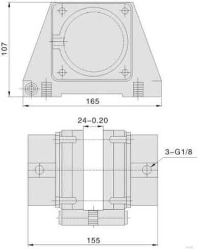 هوائي كبير ضغط الهواء مكبح قرصي نوع متكامل الفرامل سلك الرسم آلة الفرامل اسطوانة DBZ20 ضغط الهواء وقوف السيارات الفرامل in Kuwait