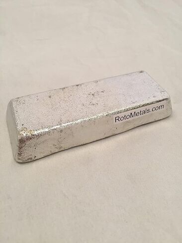 RotoMetals Pewter -2 lb (2-1lb ingots) Alloy AC Casting Ingot Britannia Alloy-Made in USA in Saudi Arabia