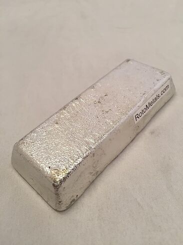 RotoMetals Pewter -2 lb (2-1lb ingots) Alloy AC Casting Ingot Britannia Alloy-Made in USA in Saudi Arabia