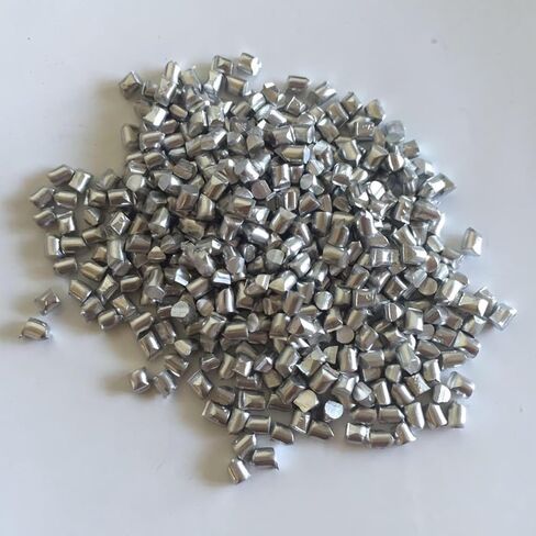 كريات معدنية من الزنك عالية النقاء 99.99% طلقة صغيرة من جزيئات كتلة الزنك حبيبات معدنية غير مؤكسدة للتجارب وأبحاث تنقية الطلاء الكهربائي (1 مم * 1 مم، 100 جرام) in Kuwait