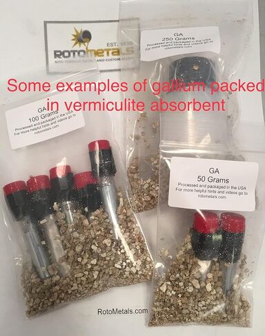 RotoMetals Gallium Metal 99.99% Pure 100 Grams in Saudi Arabia