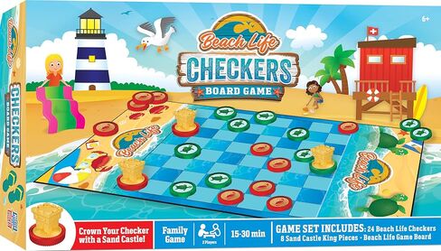 MasterPieces Officially Licensed Scooby Doo Checkers Board Game for Families and Kids Ages 6 and Up in Saudi Arabia