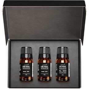 مجموعة هدايا مكونة من 3 قطع من زيت AirScent Santal Diffuser - ثلاثة مزيج من زيوت Santal العطرية الملهمة للناشرين والحرف اليدوية بالموجات فوق الصوتية وبدون ماء - 10 مل، 0.34 أونصة سائلة من الزجاجات in Kuwait