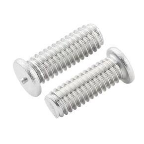 Weld Studs, 100pcs/lot M5 M6 Aluminum Threaded Stud Weld Spot Welding Screw(20mm,M5) in Kuwait