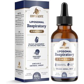 قطرات تخفيف الجهاز التنفسي 11 في 1 - قطرات مولين للرئتين مع نبات البلسان وجذور عرق السوس - تدعم تنظيف الرئة وتخفيف المخاط - مناسبة للأطفال والكبار (عبوة واحدة) in Kuwait