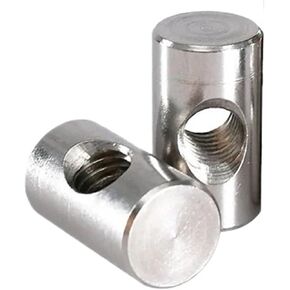 صامولة أسطوانية، M4-M6 من الفولاذ المقاوم للصدأ، صواميل دبوس وتد مدمجة في الأثاث، صواميل، خيط متري أسطواني لأعمال النجارة (M5x18 (5 قطع)) in Kuwait