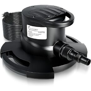 مضخة غطاء حمام السباحة الأوتوماتيكية LANCHEZ 1/2 حصان، مضخة مياه غاطسة 2250 جيجا في الساعة مع صمام فحص و3 محولات، سلك طاقة 25 قدم، إزالة لحمام السباحة، أحواض المياه الساخنة، الأسطح والمزيد، أسود in Kuwait