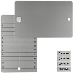 Crypto Seed Phrase Storage - Titanium Seed Phrase Plate and Stamp Set - Offline Cold Wallet for Bitcoin Ethereum for 12-24 Words BIP39 Compatible Wallets (Ledger, Metamask & More) in Saudi Arabia