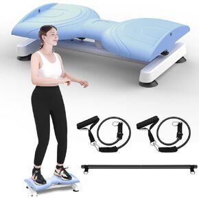 KESHWELL Waist Twist Machine Exercise,Ab Twist Board For Weight Loss&Waist Slim,Ab Machine with Resistance Band,Noiseless Waist Trainer For Women & Men, 330 Lbs Capacity Workout Equipment For Home in Kuwait