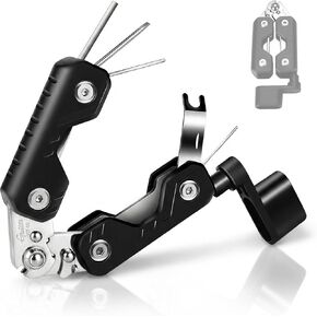 قاطع لفاف سلسلة الجيتار من GUITTO، أداة سحب دبوس الجسر مع 3 مفاتيح سداسية ومفك براغي واحد، أداة جيتار 7 في 1 للجيتار الكهربائي الصوتي GGT-02 in Kuwait