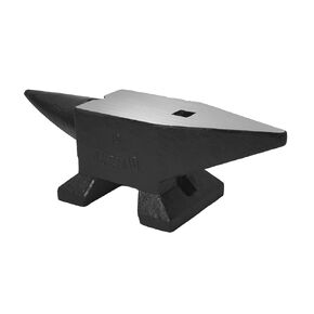 22 LBS Cast Iron Anvil Blacksmith Forging Farrier Round Horn Hardie Hole Square Hole Heat Treated HRC55 Heavy Duty Metal Working Bench Tool in Saudi Arabia
